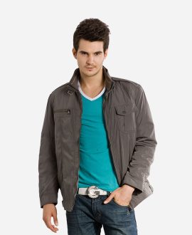 Teakwood Leathers Men Brown Jacket