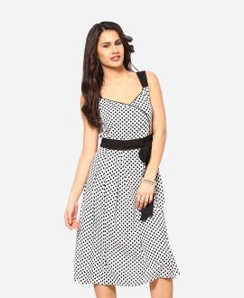 The Gud Look Women's Poly Black Print