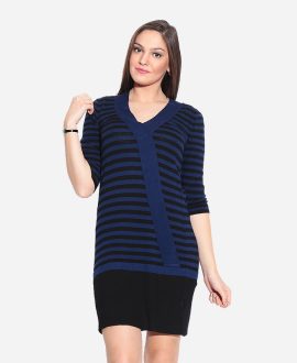 Miss Chase Women's Peplum Long Sleeve Top